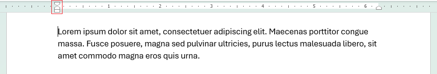 Paragraph and indent markers on ruler in Word